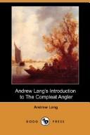 Front cover of Andrew Lang's Introduction to The Compleat Angler by Andrew Lang