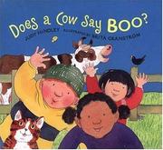 Front cover of Does a cow say boo? by Judy Hindley