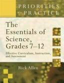 Cover of The Essentials of Science, Grades 7-12 by Rick Allen