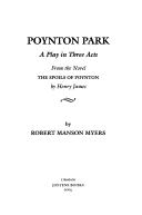 Front cover of Poynton Park by Robert Manson Myers