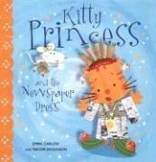Front cover of Kitty Princess and the newspaper dress by Emma Carlow