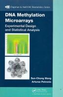 Cover of DNA methylation microarrays by Sun-Chong Wang