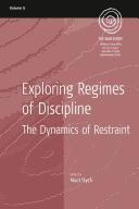Front cover of Exploring Regimes of Discipline by Noel Dyck