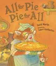 Cover of All for pie, pie for all by Martin, David