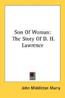 Front cover of Son of woman by John Middleton Murry