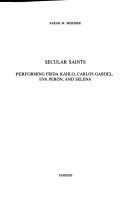 Cover of Secular Saints by Sarah M. Misemer
