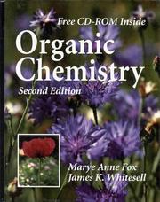 Front cover of Organic chemistry by Marye Anne Fox