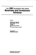 Front cover of The 1991 Business One Irwin business and investment almanac by Summer N. Levine