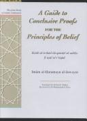 Cover of Guide to the Conclusive Proofs for the Priciples of Belief (Great Books of Islamic Civilization) by Imam Al-Juwayni