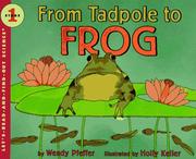 Cover of From Tadpole to Frog by Wendy Pfeffer
