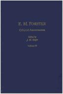 Cover of E.M. Forster by J. H. Stape