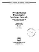Cover of Private market financing for developing countries by Alessandro Leipold