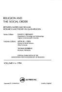 Front cover of Religion and the Social Order: Between Sacred and Secular by David G. Bromley