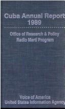Front cover of Cuba Annual Report by Voice of America-Radio Marti Program