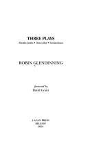 Cover of Three Plays by Robin Glendinning