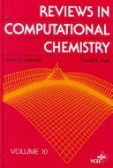 Cover of Reviews in computational chemistry 10 by Kenny B. Lipkowitz