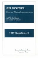 Front cover of Civil and Materials on Civil Procedure by A. Leo Levin