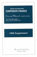Cover of Brudney and Chirelstein's Cases and Materials on Corporate Finance by Victor Brudney