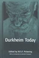 Cover of Durkheim Today by W. S. F. Pickering