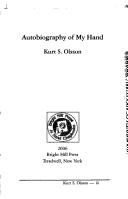 Front cover of Autobiography of My Hand by Kurt S. Olsson