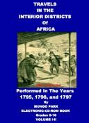 Cover of Travels in the Interior Districts of Africa by Mungo Park