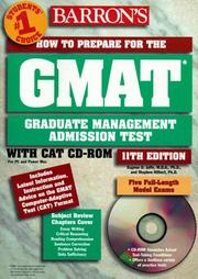 Front cover of How to prepare for the graduate management admission test, GMAT by Eugene D. Jaffe
