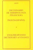 Front cover of Diccionario de terminología financiera inglés-español = by Kathryn Phillips-Miles