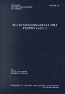 Front cover of Uteroglobin/Clara Cell Protein Family (Annals of the New York Academy of Sciences) by Unknown