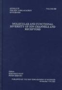 Front cover of Molecular and Functional Diversity of Ion Channels and Receptors (Annals of the New York Academy of Sciences) by Unknown