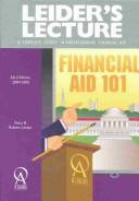 Front cover of Leider's Lecture 2004-2005: A Complete Course in Understanding Financial Aid by Anna Leider