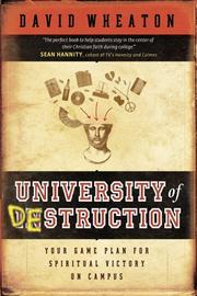 Front cover of University of Destruction by David Wheaton