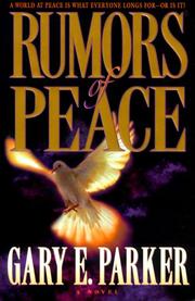 Front cover of Rumors of peace by Gary E. Parker