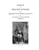 Front cover of Memoir of Tyndale by George Offor