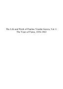 Front cover of The life and work of Pauline Viardot Garcia by Barbara Kendall-Davies
