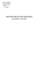 Cover of The History of the Troubles by Martin Lynch