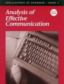 Front cover of Applications of Grammar Book 3 by Ed Shewan