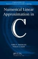 Cover of Numerical linear approximation in C by Nabih N. Abdelmalek