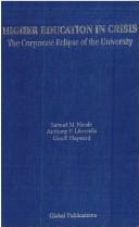 Front cover of The university in crisis by Samuel M. Natale