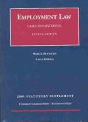 Front cover of 2001 Statutory Supplement to Employment Law by Lance Liebman