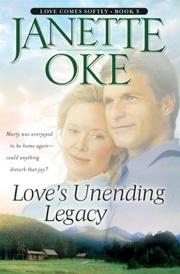 Front cover of Love's Unending Legacy by Janette Oke