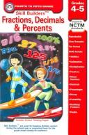 Front cover of Skill builders fractions, decimals & percents by R. B. Snow