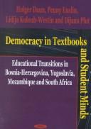Front cover of Democracy in Textbooks and Student Minds by Holger Daun