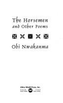 Front cover of The Horsemen and Other Poems by Obi Nwakanma