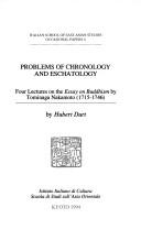 Front cover of Problems Of Chronology And Eschatology by Hubert Furt