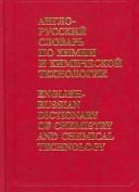 Cover of English-Russian Dictionary of Chemistry and Chemical Technology by V. V. Kafarov