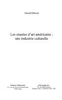 Cover of Musées d'art américains by Selbach