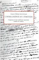 Cover of L'intelligence et l'émotion by Saint-Gé rand J.-P.