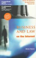 Front cover of Business & Law on the Internet by Olivier Hance