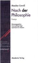 Front cover of Nach der Philosophie by Stanley Cavell