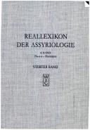 Front cover of Reallexikon der Assyriologie und vorderasiatischen Archäologie by Erich Ebeling